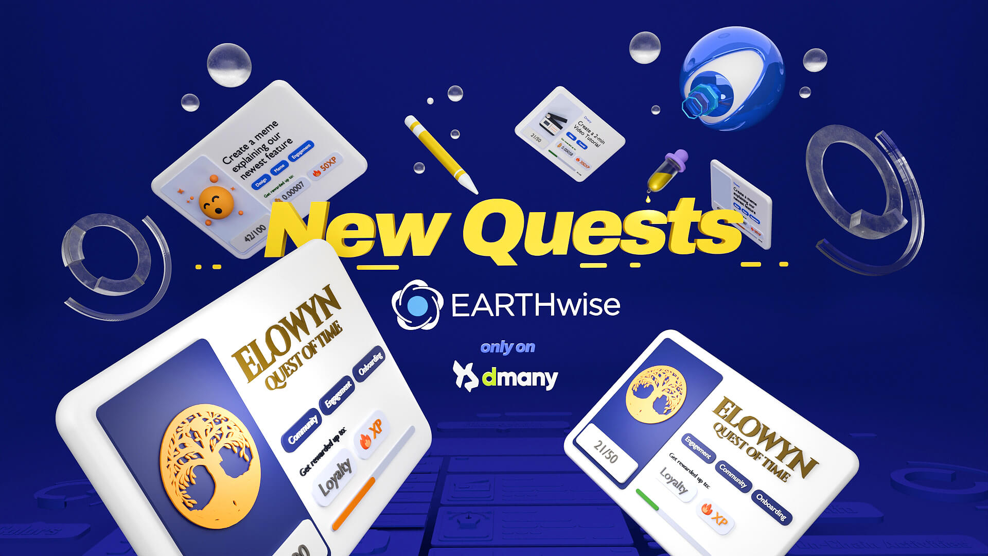 New Partnership & Quests from EARTHwise: Explore Elowyn Quest of Time!